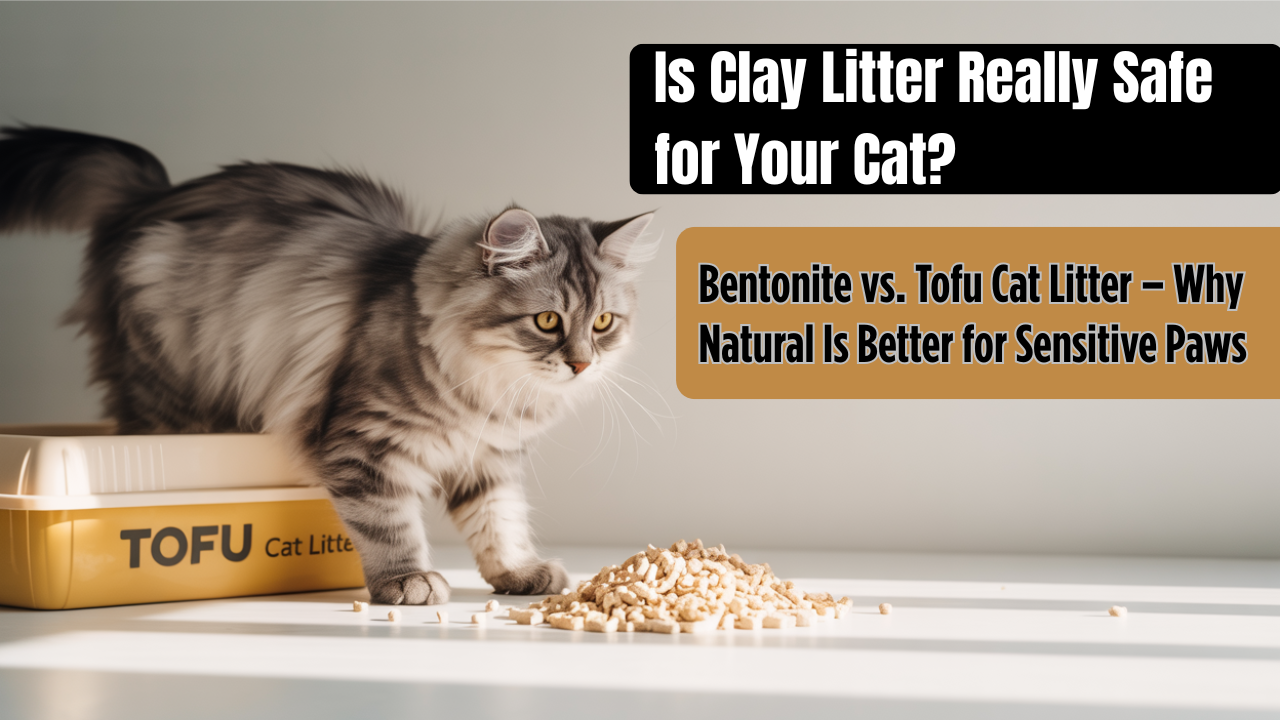 Is Clay Litter Really Safe for Your Cat? Bentonite Clay vs. Tofu Cat Litter – Why Natural Is Better for Sensitive Paws