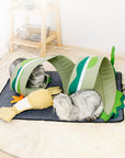Fish Adventure Cat Sniffing Mat Tunnel
