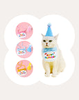Pet Birthday Party Bib and Hat