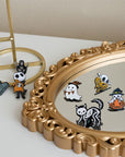 Whimsical Skull Badges Set