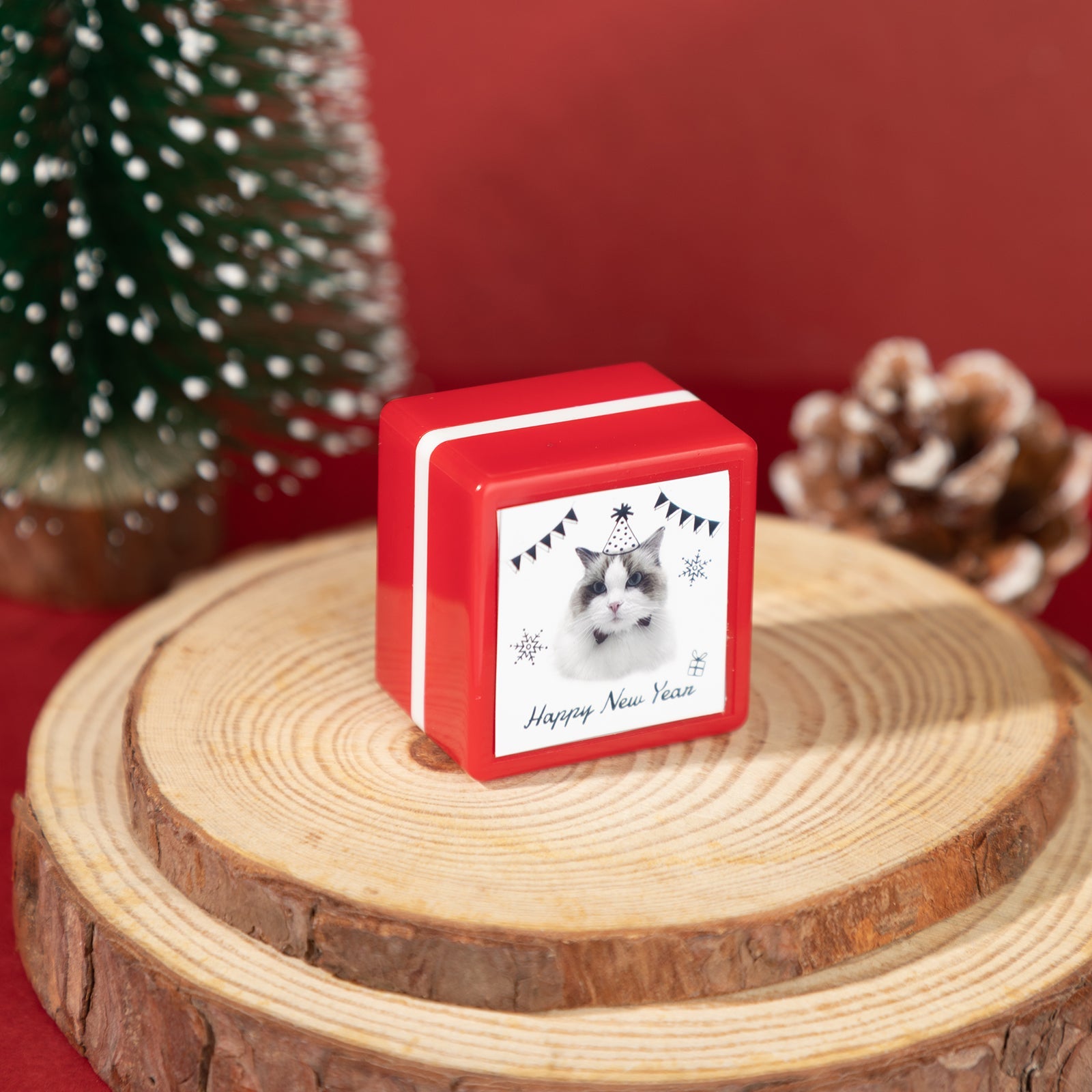 Charity Custom Portrait Stamp | Every Order Donates 1lb Cat Litter