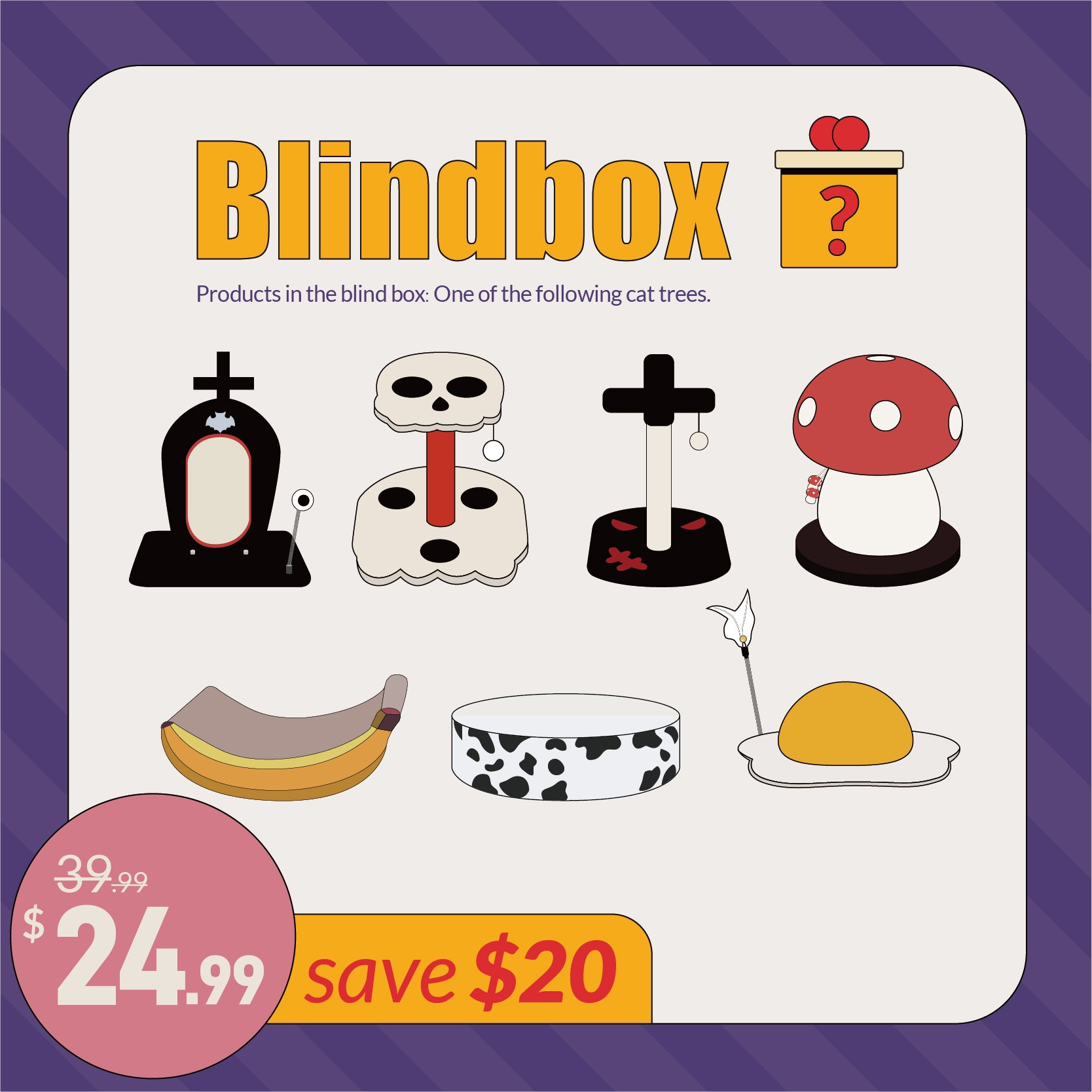 Cat Scratcher Blind Box