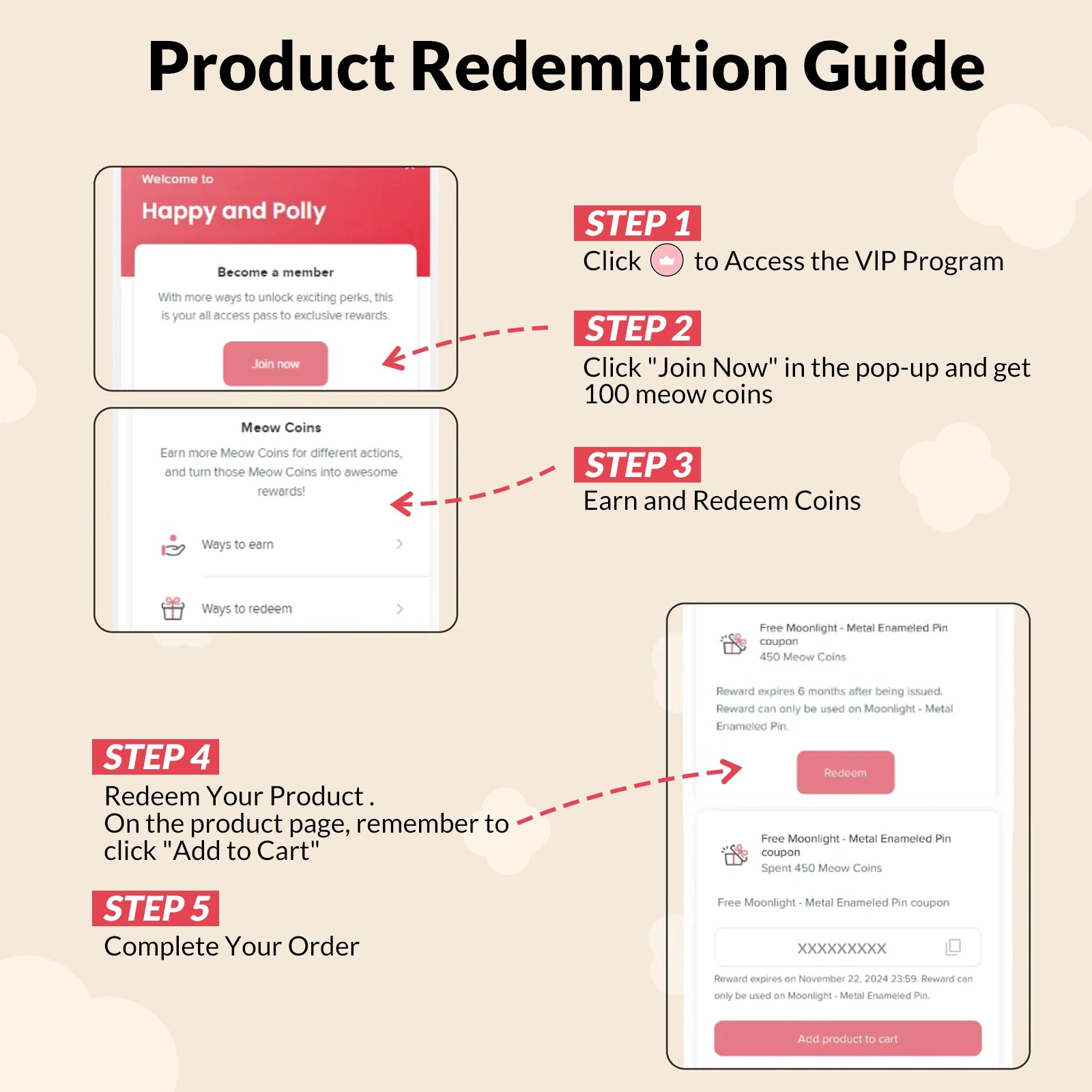 VIP 300 Meow Coins + $4.95 For Gothic Style Cat Tree Mats