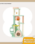 VIP 800 Meow Coins + $42.45 For Upgraded Wonderland Cat Tree-XL