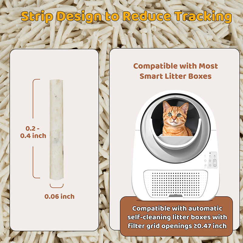 Plant-Based Tofu Litter with Triple Natural Deodorizers