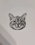 Charity Custom Portrait Stamp | Every Order Donates 1lb Cat Litter