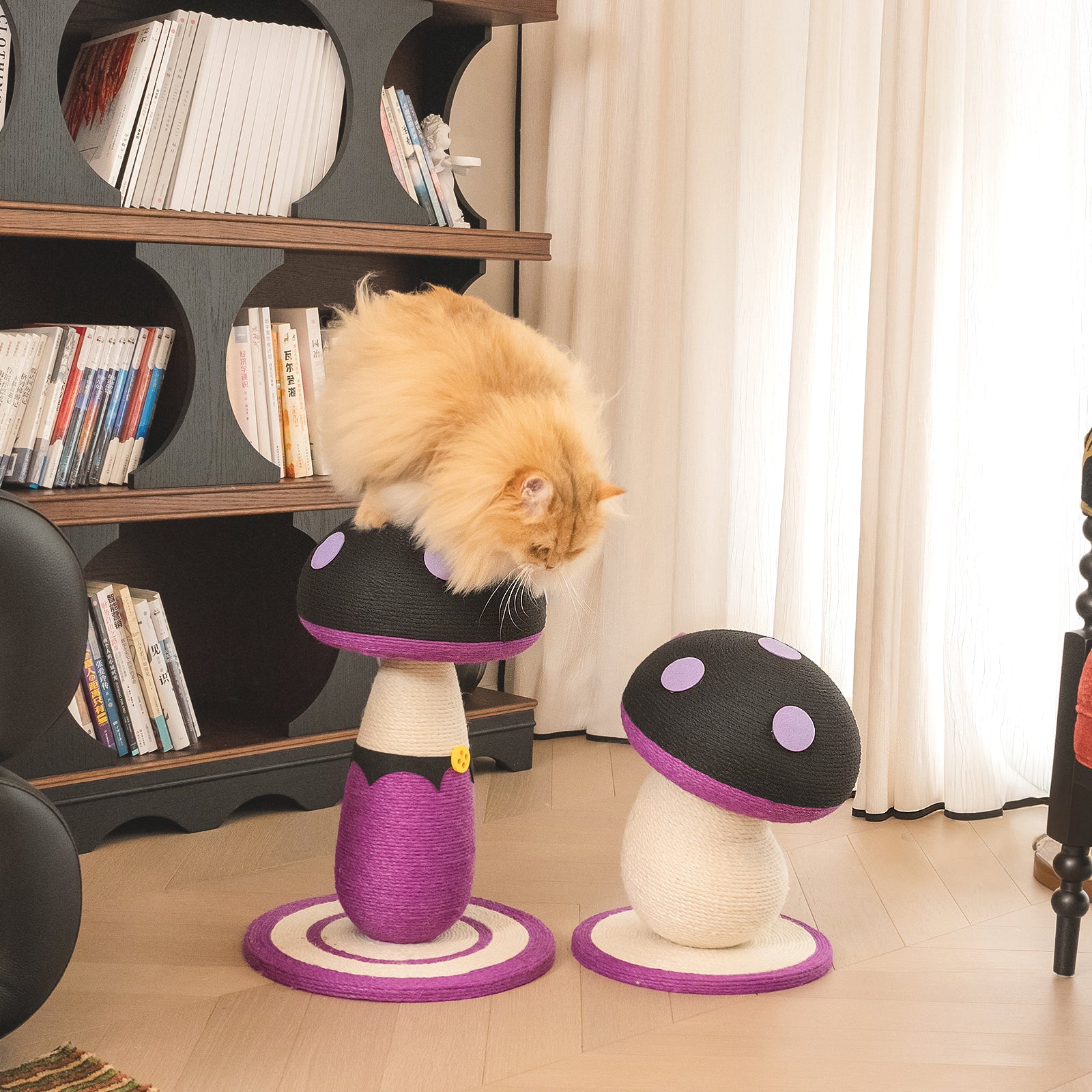 Purple Poison Mushroom Cat Scratcher