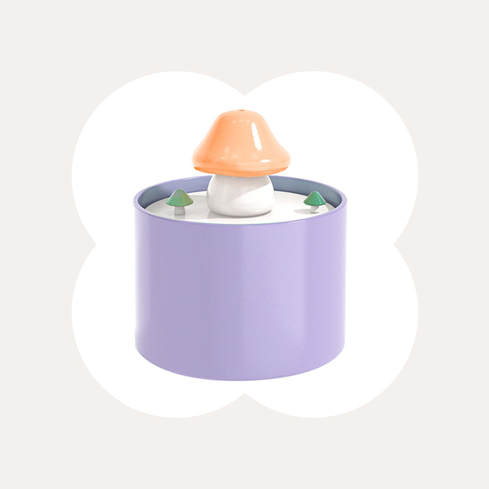 Mushroom Cat Water Fountain