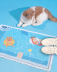 Summer Pool Cat Litter Mat