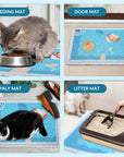 Summer Pool Cat Litter Mat