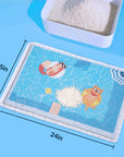 Summer Pool Cat Litter Mat