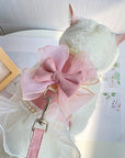 Lace Bow Pearl Harness