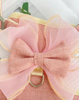 Lace Bow Pearl Harness