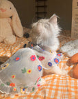 Flower Embroidery Cat Dress