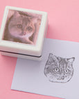 Custom Pet Portrait Stamp