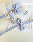 Lace Bow Pearl Harness