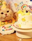Pet Birthday Party Bib and Hat