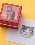 Custom Pet Portrait Stamp