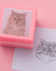 Custom Pet Portrait Stamp