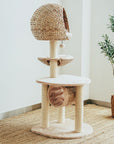Back view of the Bird Nest Cat Tree