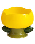 ceramic cat bowl yellow